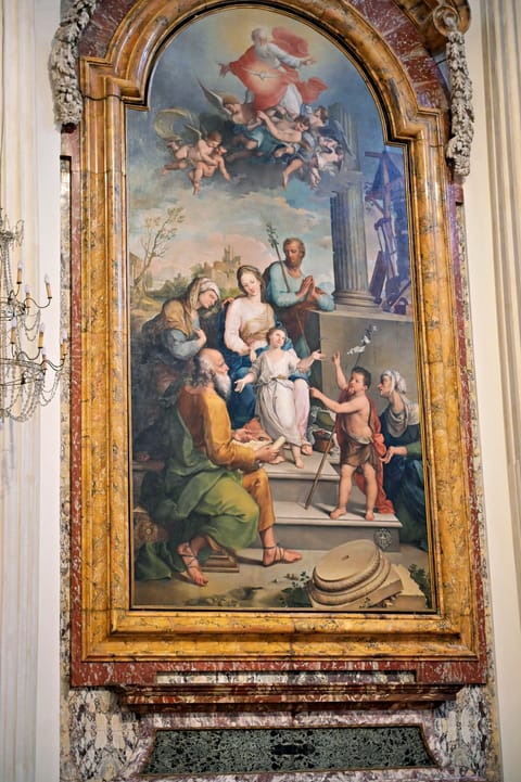 Tela del Lazzarini: dettaglio