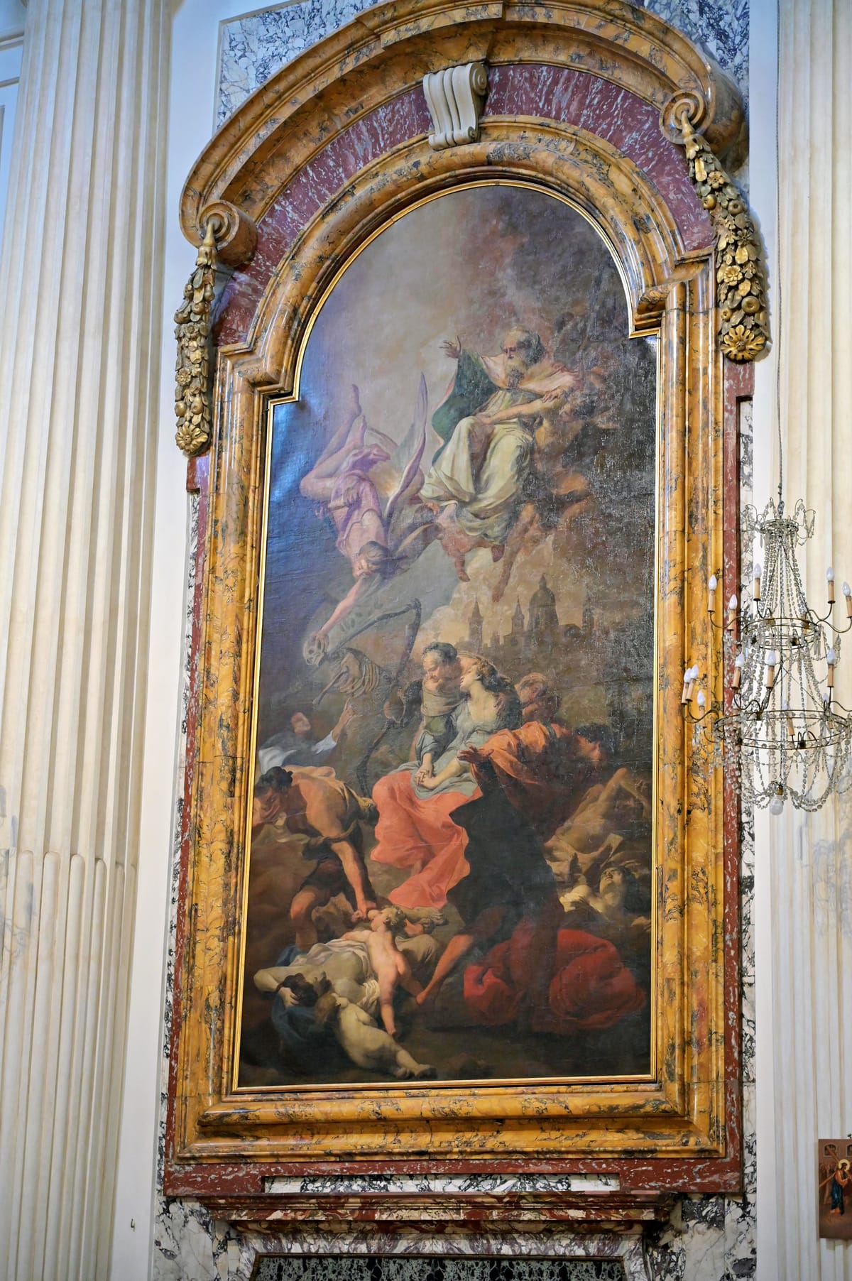 Tela del Gandolfi: dettaglio