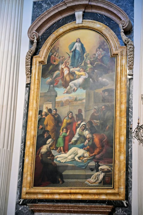 Tela di Enrico Bartolomei: dettaglio